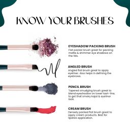 MARS Tools of Titan Brush Set of 8 with Holder | Face Makeup Brush Set with Ultra Soft Bristles (PACK OF 8) image 2