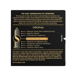 SKYN® Original super soft premium male condom 3p and SKYN® Intense feel wave texture with Intensely raided dots premium condom 3p(Pack of 6 condoms) image 3