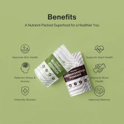 Neutra Leaf Stamino Combo Of Organic Moringa Powder 200g And Ashwagandha Powder 200g | Meets your Daily Nutritional Needs | Boost Energy, Performance & Overall Health 100% Natural ,Multi Nutrients & Vitamin image 3