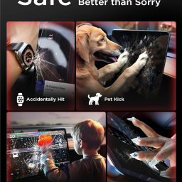 Matte Touch Screen Guard For MAHINDRA XUV700 2024 AX3 AX5 AX7 || 10.25 Inch Dual Touchscreen Protector || XUV 700 2021 - Running Car Display Accessory [Not Tempered Glass] image 3