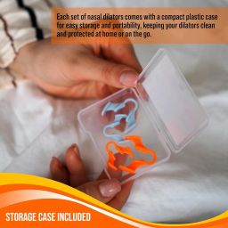 Nasal Dilators for Snoring - Anti Snore Nasal Dilator for Breathing - Upgraded Harder Version - Nose Breathing Aids - Nose Dilator for Sleep, Exercise - 4-Pack, 2 Small & 2 Medium - by Mobi Lock image 2