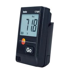Testo 174 H data logger(-20°C to 70°C), data logger temperature humidity, temperature data logger with recording, multi use data logger, re usable recorder, ABS Plastic data logger image 1