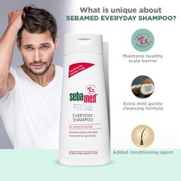 Sebamed Everyday Shampoo |pH 5.5|Soothing for sensitive scalp| Normal to Dry scalp | Dermatologically & clinically tested | 200ml image 4
