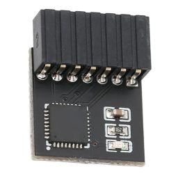 TPM 2.0 Encryption Security Module 14 Pin, 14 Pin Strong Encryption Processor TPM TPM 2.0 Remote Card Encryption Security Module for PC image 3