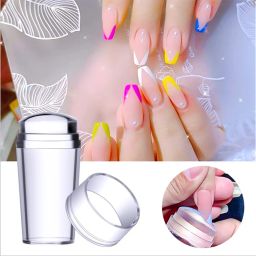 FOK Combo Of Nail Art Set 1 Pc Silicone Jelly Nail Stamper Scraper With 2 Pcs Stamping Image Plate - 3 Pieces image 4