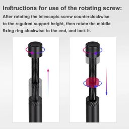 Vertical GPU Mount, GPU Holder, Easy to Use GPU Sag Bracket Adjustable 72.5mm-111.5mm for Graphics Video Card Support (Black) image 5