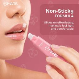 MARS Lippy Top Hydrating Lip Gel (10ml) (01-PLUMPY GRAPES) | Nourished With Vitamin-E & Shea Butter | Long Lasting Hydration | Glossy Finish | Easy to Apply image 5
