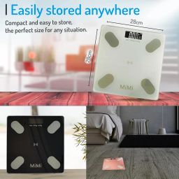 Atom Digital Personal Body Weighing Scale | Weighing Scale with 6mm Thick Glass and Large LCD Display | Electronic Weighing Scale with Tempered Glass | Atom A MM 2 Personal Scale (Color May Vary) image 4