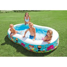 Intex Swim Center Paradise Seaside Pool, Multi Color image 5