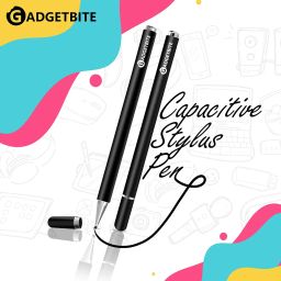 Stylus Pen for Android Tablet & iOS All Touchscreen Devices Capacitive Universal Smart Pen Pencil with Fine Point Disc Tip Lightweight Metal Body and Magnetic Cover for Mobile Phone iPad Tab - Black image 5