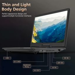 18 inch portable DVD player with 15.6 inch large HD screen, 4-6 hours rechargeable battery, support USB/SD card/TV sync and multiple formats of image 4