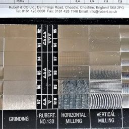 Surface Roughness Comparator NO.130 Composite Set, Rubert England image 1