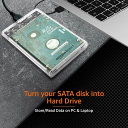 Amazon Basics USB 3.0 to SATA HDD Adapter | 4000G Read Capability | Compatible with NGFF (M.2 B Key) SSD | for Windows 98/SE/ME/2000/XP/7/10 and Mac OS 8.6 and Above image 3