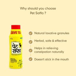 Pet Saffa Granules | Natural Laxative | Constipation Relief | Relief from disgetive problems like Acidity, Gas & Bloating - 200g (Pack of 2) image 4