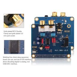 Digital Audio Sound Card Module, I2S Interface HiFi DIGI DAC + HiFi DIGI Digital Audio Card for Raspberry PI 3 Model B / 2B / B image 2