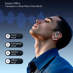 Real-Time AI Translation Bluetooth 5.4 Earbuds – 144 Languages, OWS Open-Ear Design & LCD Touch Screen. Perfect for Travel, Business & Learning image 5