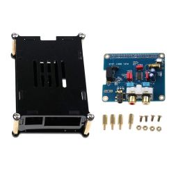 Digi DAC+ HiFi Sound Card Module I2S Port&Screws+Acrylic Boxfor Raspberry Pi image 1