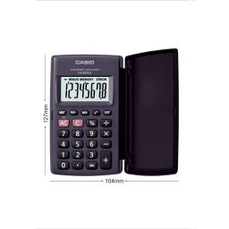 Casio HL820LV-BK Portable Calculator with Flip Cover image 2