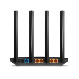 TP-Link Archer AC1200 Archer C6 Wi-Fi Speed Up to 867 Mbps/5 GHz + 400Mbps/2.4 GHz, 5 Gigabit Ports, 4 External Antennas, MU-MIMO, Dual Band, WiFi Coverage with Access Point Mode, Black image 2
