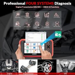 LAUNCH OBD2 Scanner CRP123E Code Reader for ABS SRS Engine Transmission Car Diagnostic Tool, Touchscreen Wi-Fi One-Click Lifetime Free Update Scan Tool with Carry Bag, Upgraded of CRP123 image 5