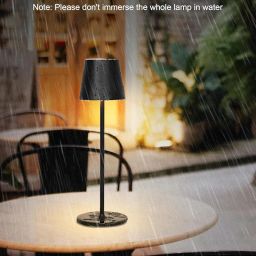 AMPLIN LED Floor Lamp with Touch Control, 3000K Warm White, Dimmable & Height Adjustable, USB Rechargeable, Cordless Standing Lamp for Indoor & Outdoor Use, Portable & Modern Design image 3