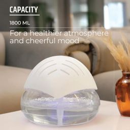 Aromahpure Air Revitalizer|1800ml | White | Air Humidifier with Built-in Blue LED Light & Wide Coverage Area Upto 100 ml Improves air Quality, Room Moisture, neutralize Perfect for Home & Office image 4