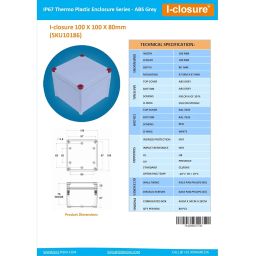 Idis India Terminal Junction Box With 6 Terminal - Up To 4 Sqmm image 3