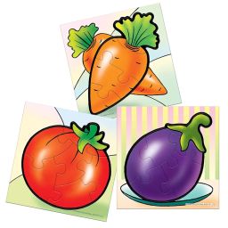 Frank Vegetables - A Set of 3 Jigsaw Puzzle for Kids Above 3+ Years - Fun & Challenging Brain Booster Games - Educational Puzzle for Focus and Memory - 10211 image 3