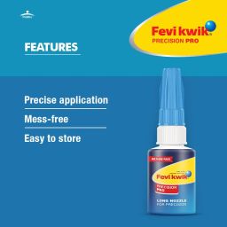 Fevikwik Precision Pro 8 GM | Strong all purpose instant glue for accurate repair | application on hard to reach places | mess free| Storable | Multi-use pack (Pack of 4) image 2