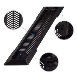 Compatible with PS4 Pro Vertical Stand for Compatible with PlayStation 4 Pro with Built-in Cooling Vents and Non-Slip Feet image 1
