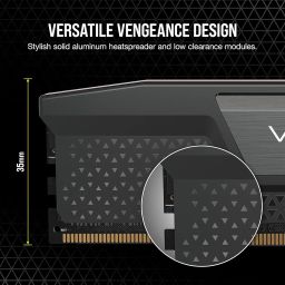 CORSAIR Vengeance 16GB RAM (1x16GB) DDR5 DRAM 5200MHz Memory Kit Black CMK16GX5M1B5200C40 image 4