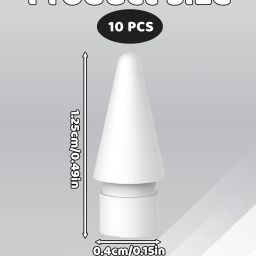 Replacement Tips 10-Piece, Compatible with 2 Generation & 1st Gen, Precision Pencil Tips for Digital Art, Note-Taking, and Smooth Writing, Durable 12.5 * 4 mm Design image 1
