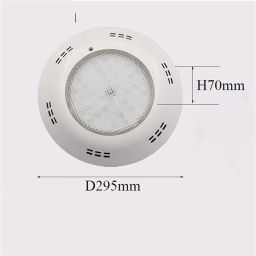Ubervia® Small Lights RGB New 18/24/36/45W LED Underwater Swimming Pool Lights Color Changing AC12V IP68 Waterproof Lamp with Remote Controller (Color : Hortel�) image 1