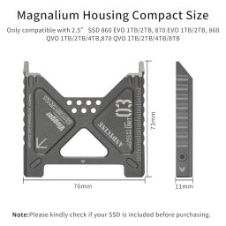 ANDYCINE Lunchbox III Magnalium Case Compatibe for Sumsung 870EV0,870QVO SSD Compatible for Atomos Ninja V,V+, Ninja Flame, Ninja Inferno, and Shogun Inferno image 3