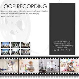CAPOXO 4K WiFi Camera Full HD Night Vision Motion Detection Video Audio Recording Security Camera - App Name Look Cam Pro image 4
