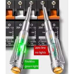 JELVI High-Brightness Intelligent Voltage Tester Pen - Multi-function LED Test Pen with Screwdriver for Electric Power Testing, Voltage Tester Detector (1Pcs) image 2