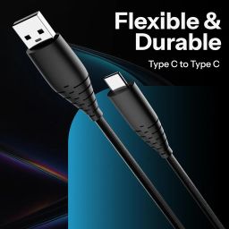 Basesailor Original 3A USB A to Type C Braided Fast Charging Cable,Compatible for iPhone,Samsung,Oneplus,Nothing & Other Type C Devices,Supports QC 2.0/3.0 Charging, with High Speed Data Transmission image 1