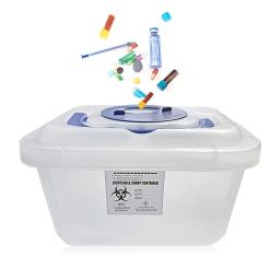 iogue Sharp Containers/Puncture Proof Box For Needles 3.5 Ltr image 4