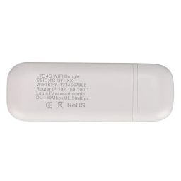 4G USB Modem, SIM Slot SIM WiFi Dongle Highly Durable Portable Size Wide Coverage High Stability for Home for Office for Library image 3