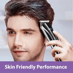 NOVA NG 1145/05 Trimmer 60 min Runtime 9 Length Settings (Black, Silver) image 1