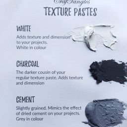 CrafTangles Texture Paste - White (120 ml), for Art and Craft, Non Toxic, Made in India, Artist Grade, Add Texture to Art, CTMMTPW120 image 2
