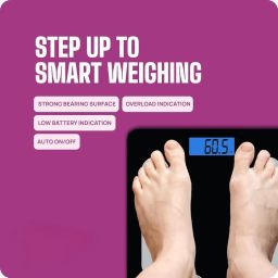 Digital Weight Machine – Extra Thick Bathroom Scale with LCD Display for Accurate Body Weight Measurement image 4