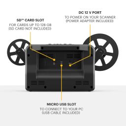 KODAK REELS 8mm & Super 8 Films Digitizer Converter with Big 5” Screen, Scanner Converts Film Frame by Frame to Digital MP4 Files for Viewing, Sharing & Saving on SD Card for 3” 4” 5” 7” and 9” Reels image 4