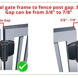 D&D Technologies TCA1S3BTS TruClose Regular Duty Self Closing Gate Hinge, for Metal Gates up to 66 Pounds, No Alignment Legs, Black, 2 Count image 3