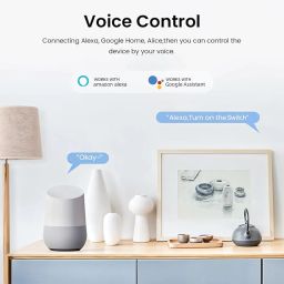 Ledgebit Smart Home Touch Wi-Fi Light Switch,1 2 3 Gang Smart Zigbee/Wi-Fi Wall Switch Smart Switch (White) image 1