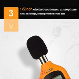 HT-80A LCD Digital Sound Level Meter Portable Mini Noise Tester Noise Decibel Monitor Pressure Tester by mLabs image 4