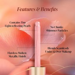 FACES CANADA 3 in 1 Liquid Highlighter – Rose Gold 03, 18ml | Primer | Highlighter | Strobe Serum | Luminous Finish | Lightweight Formula | Hydrating | Long Lasting Glow | Easily Blendable image 2