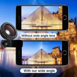 REDOCKS Professional 3in1 Camera Lens Kit, 180 Degree Fish Eye Lens, 0.67X Wide Angle, 10X Macro Lens, Universal Clip HD Camera Lens Kit for iPhone, iPad, Android Smartphone & Tablets image 4
