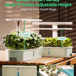 LETPOT LPH-Air 10 Pods Hydroponics Growing System Kits, Smart Indoor Garden, APP & WiFi Controlled image 4