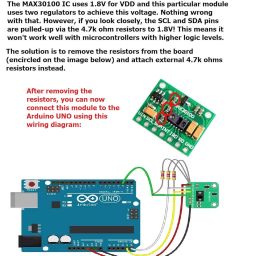 MAX30100 Pulse Oximeter Heart Rate Sensor Module with IR and Red LED for Health Monitoring, Compact Design for Rduino and UNO Projects image 5